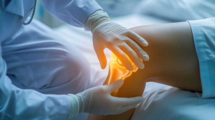 Orthopedic knee joint examination and care at Heal Tree Hospital